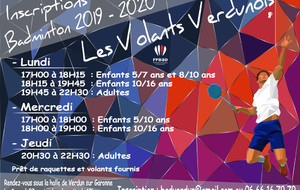 Les Volants verdunois 2019/2020